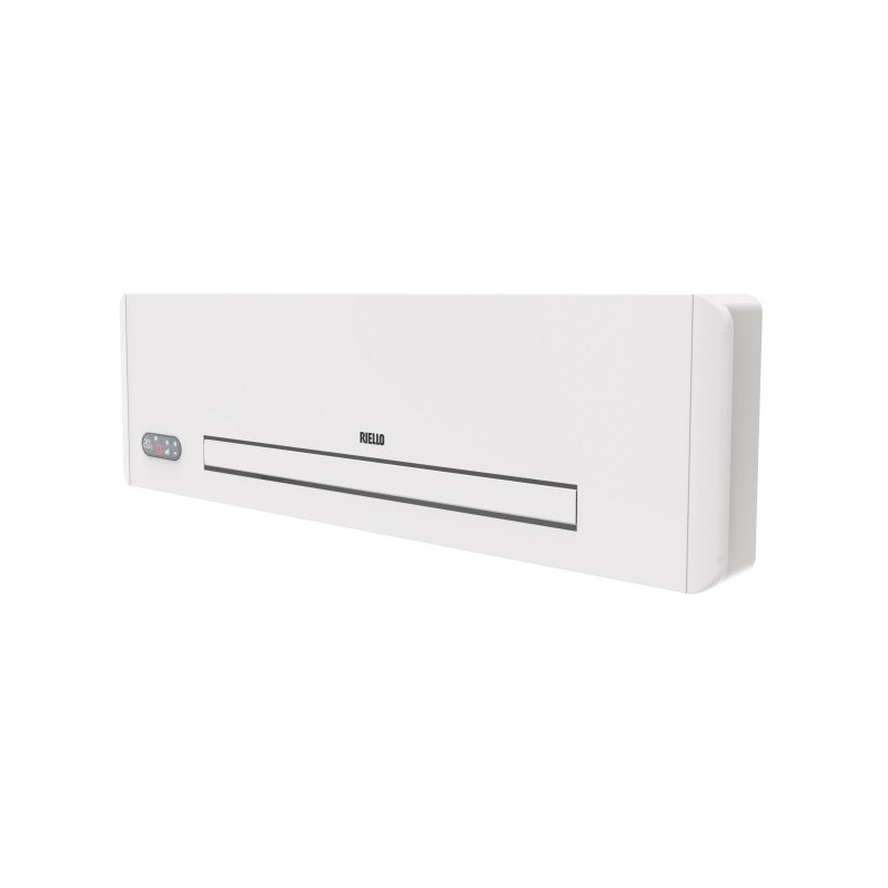 Riello Design Wall 17 (20186361) ventilconvettore fan coil con telecomando e comando touch a bordo macchina