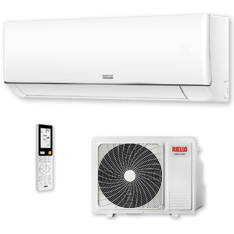 Riello Aaria Start 25 N (AMW 25 ST N) climatizzatore Wi-Fi optional Inverter A++ 9000 Btu R32 (20211070)