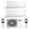 Riello Dual Aaria Start N 09+09 Wi-Fi optional climatizzatore inverter dual split A++ 9000+9000 Btu R32