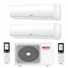 Riello Dual Aaria Plus I 09+12 Wi-Fi integrato climatizzatore inverter dual split A++ 9000+12000 Btu R32
