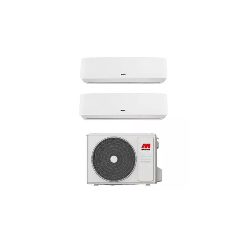 Maxa Lys R3 Dual 9+9 WiFi (2xLDL26R3+EXT2M42R) climatizzatore Wi-Fi Inverter A+++ 9000+9000 Btu R32