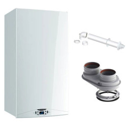 Ariston HS Premium 24 Eu Caldaia 24 KW a Condensazione con kit scarico fumi Metano/Gpl