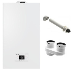 Riello Rlt 25 KIS Metano/Gpl Caldaia 25 KW a Condensazione con kit scarico fumi