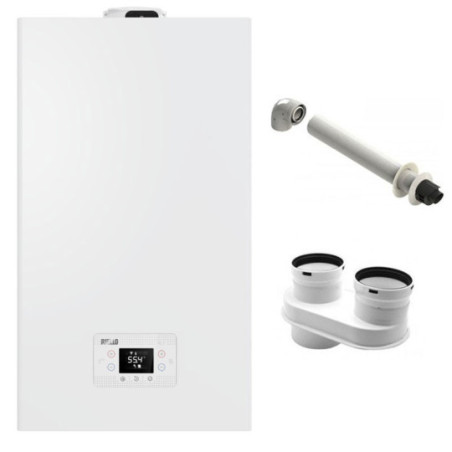 Riello Rlt 25 KIS Metano/Gpl Caldaia 25 KW a Condensazione con kit scarico fumi