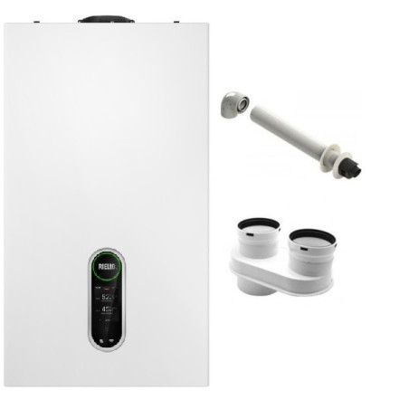 Riello Family HM 35 KIS Metano/Gpl Caldaia 35 KW a Condensazione con kit scarico fumi