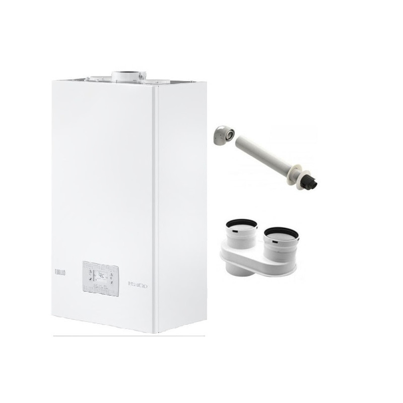 Riello Residence IN 25 KIS Metano Caldaia 25 KW a Condensazione con kit scarico fumi