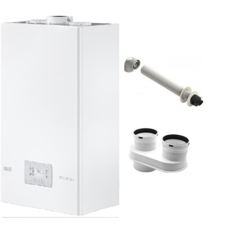 Riello Residence IN 25 KIS Metano Caldaia 25 KW a Condensazione con kit scarico fumi